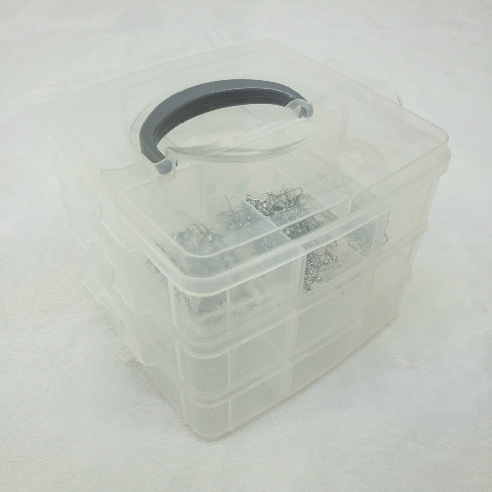 Earring Making Supplies Lot Jewelry Charms Findings Tools Jump Rings Storage - Picture 7 of 14